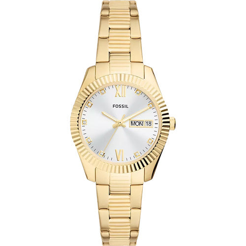 Fossil Scarlette Silver Dial Women 32mm
