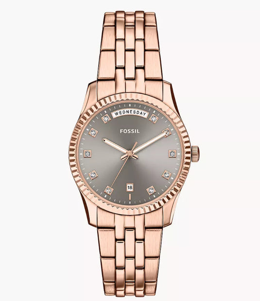 Fossil Scarlette Gray Dial Women ES5459 34mm
