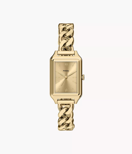 Fossil Raquel Gold Dial Women ES5478 23mm