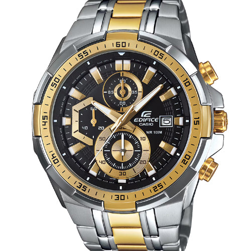 Casio Edifice Standard Chronograph Black Dial Men 49.5mm EX188 EFR-539SG-1AV