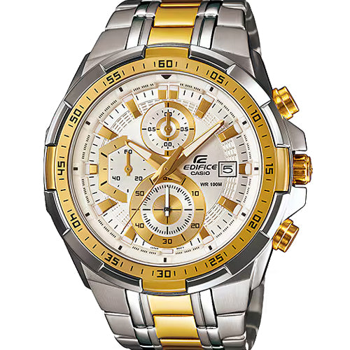 Casio Edifice Standard Chronograph White Dial Men 49.5mm EX189 EFR-539SG-7AV