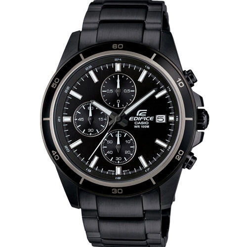 Casio Edifice Standard Chronograph Black Dial Men 43.8mm EX206 EFR-526BK-1A1V