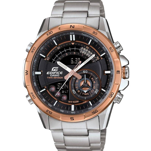 Casio Edifice Analog-Digital Black Dial Men 46.7mm EX265 ERA200DB-1AV