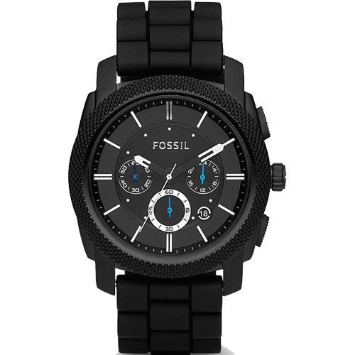 Fossil Machine Black Dial Men 45mm