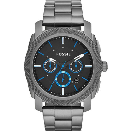 Fossil Machine Black Dial Men 45mm