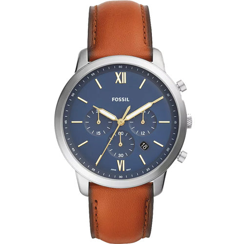 Fossil Neutra Blue Dial Men 44mm