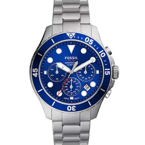 Fossil FB-03 Blue Dial Men 46mm