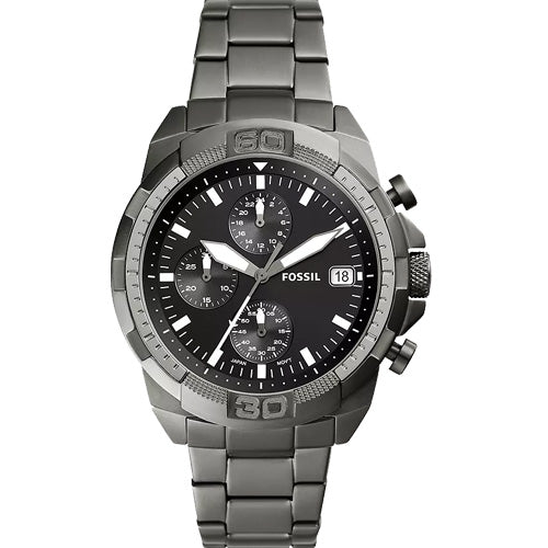 Fossil Bronson Black Dial Men 44mm