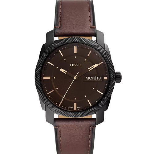 Fossil Machine Black Dial Men 42mm