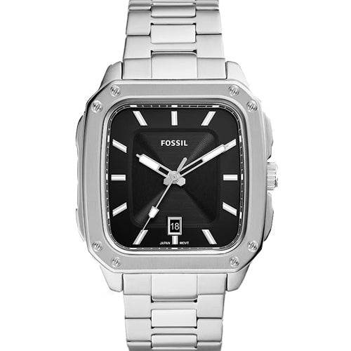 Fossil Inscription Black Dial Men 42mm