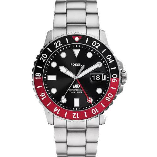 Fossil Fossil Blue GMT Black Dial Men 46mm FS6092
