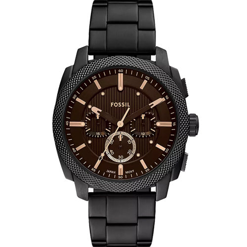Fossil Machine Black Dial Men 44mm FS6097