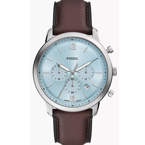 Fossil Neutra Ice Blue Dial Men 44mm FS6109