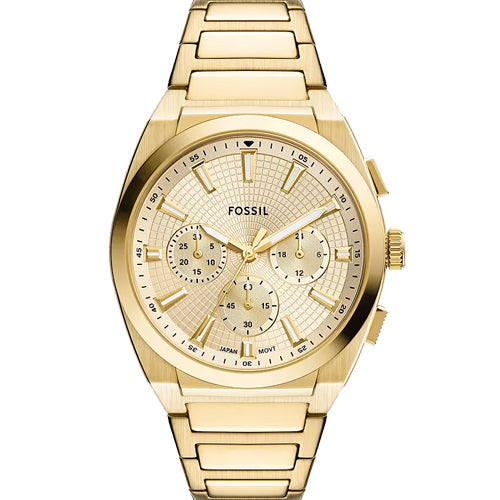 Fossil Everett Gold Dial Men 44mm FS6119