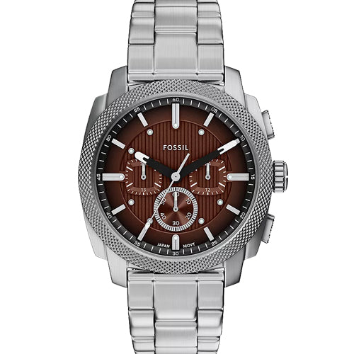 Fossil Machine Chronograph Brown Dial Men 44mm FS6144