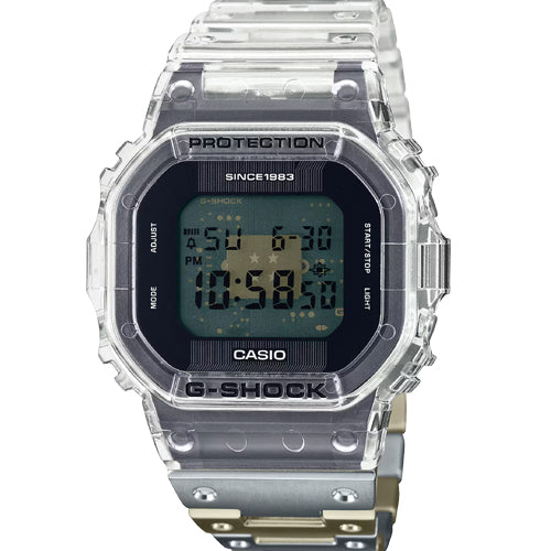 Casio G-Shock 40th Anniversary CLEAR REMIX Transparent Dial Men 43.8mm G1440 DWE-5640RX-7