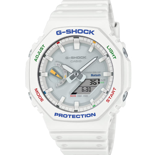 Casio G-Shock 2100 Series White Dial Men 45.4mm G1475 GA-B2100FC-7A