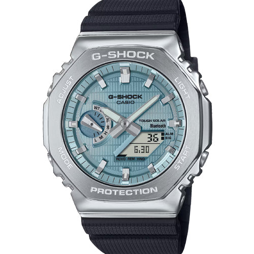Casio G-Shock G-Steel Ice Blue Dial Men 44.4mm G1582 GBM-2100A-1A2