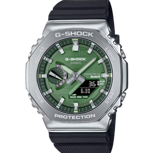 Casio G-Shock G-Steel Green Dial Men 44.4mm G1583 GBM-2100A-1A3