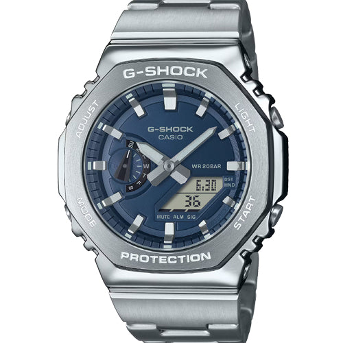 Casio G-Shock G-Steel Blue Dial Men 44.4mm G1614 GM-2110D-2B