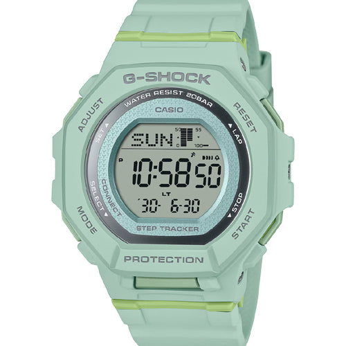 Casio G-Shock G-SQUAD Green Dial Women 43.8mm G1618 GMD-B300-3