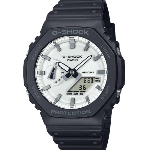 Casio G-Shock 2100 Series White Dial Men 45.4mm G1637 GA-2100WD-1A