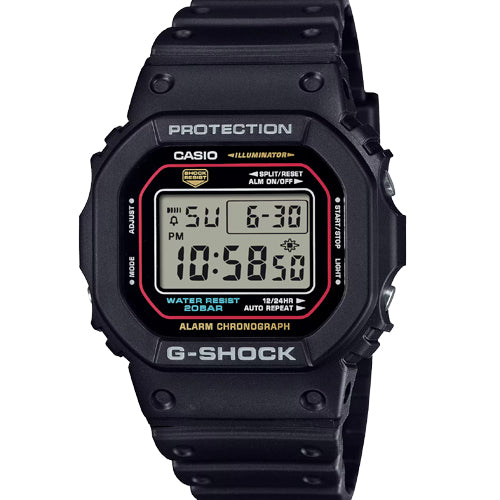 Casio G-Shock 5600 Series Black Dial Men 42.8mm G1683 DW-5600RL-1