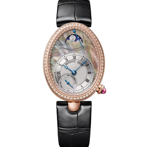 Breguet Reine de Naples Phase de Lune 8908 Rhodiage Et Nacre Naturelle De Tahiti Dial Women 28.5mm G8908BR5T964D00D3L