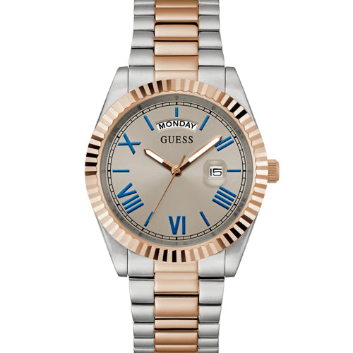 Guess Connoisseur Dated Grey Dial Men 42mm GW0265G13