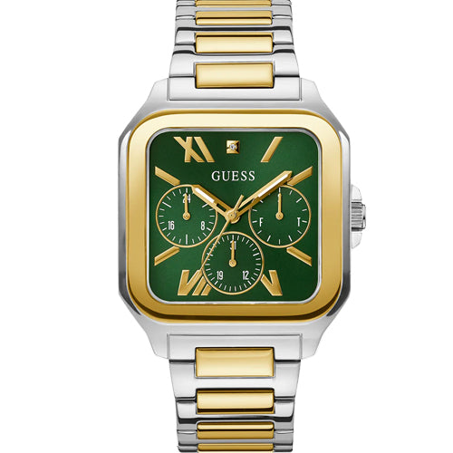 Guess Phoenix Multifunction Green Dial Men 42mm GW0631G1