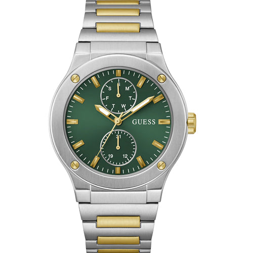 Guess Jet Multifunction Green Dial Men 45mm GW0795G1