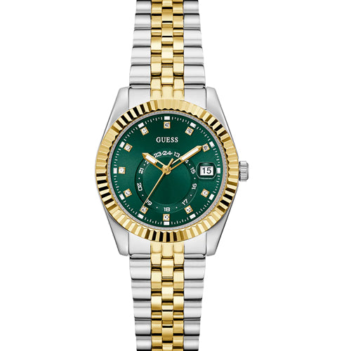 Guess Jada Dated Green Dial Women 34mm GW0936L3