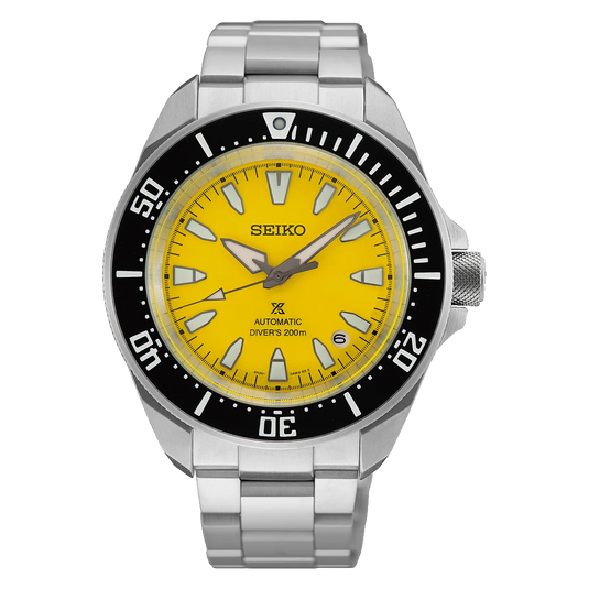 Seiko Prospex Yellow Dial Men 41.7mm HBB003K1