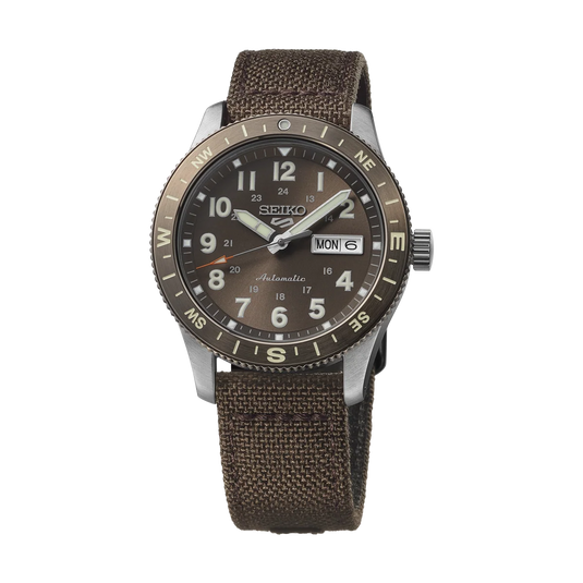 Seiko 5 Sports Earthy Brown Dial Men 41mm HDB009K1