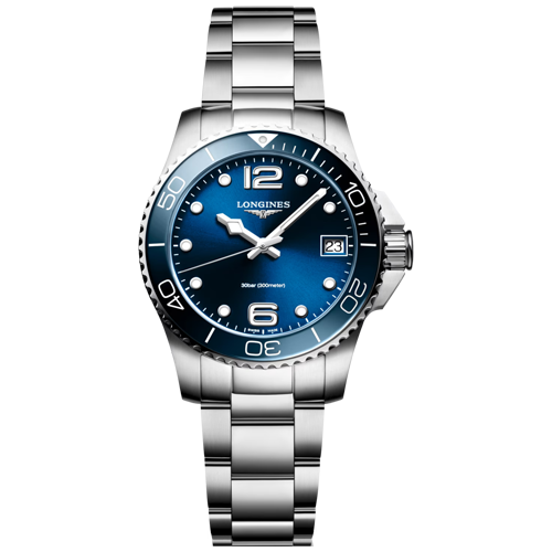 Longines Hydroconquest Sunray Blue Dial Men 32mm