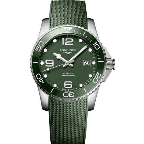 Longines Hydroconquest Green Matt Dial Men 41mm