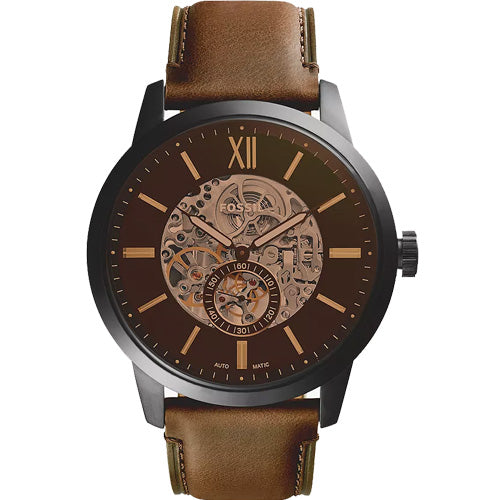 Fossil Townsman Brown Dial & Leather Strap Watch for Men