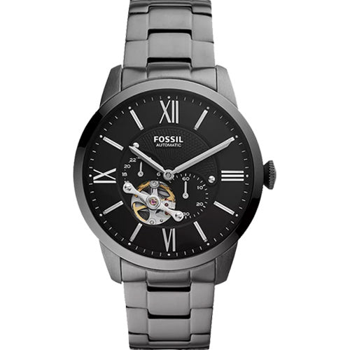 Fossil Townsman Black Dial & Grey Chain 44 MM Watch for Men
