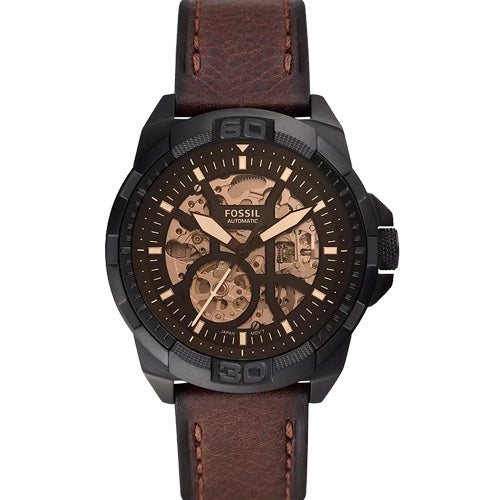 Fossil Bronson Black Dial Men 44mm
