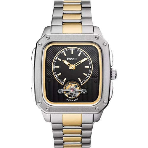 Fossil Inscription Black Dial Men 42mm