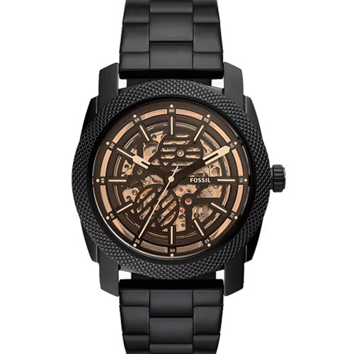 Fossil Machine Black Dial Men 45mm