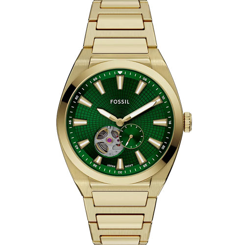 Fossil Everett Automatic Green Dial Men 42mm ME3276