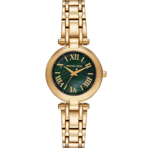 Michael Kors Laney Green Dial Women 30mm MK4892