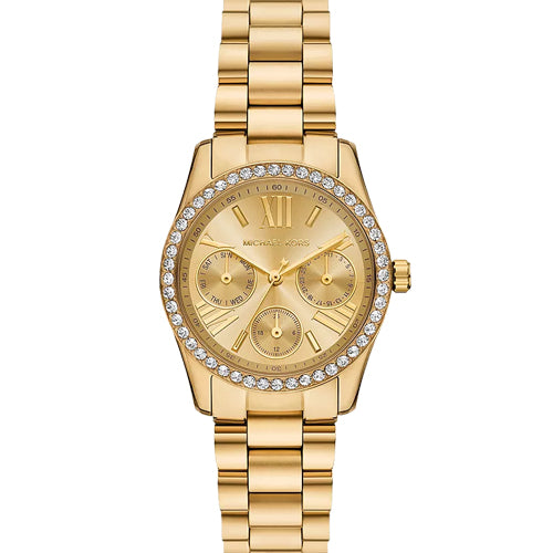 Michael Kors Lexington Multifunction Gold Dial Women 34mm MK4982