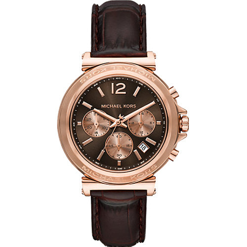 Michael Kors Oversized Maren Brown Dial Women 40mm MK7497