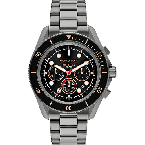 Michael Kors Oversized Maritime Black Dial Men 45mm MK9204