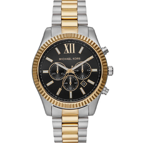 Michael Kors Lexington Black Dial Men 44mm MK9207
