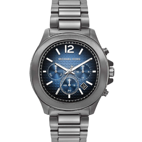 Michael Kors Oversized Sage Black & Blue Dial Men 44mm MK9213