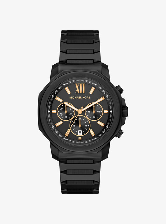 Michael Kors Prescott Black Dial Men Quartz 44mm MK9252