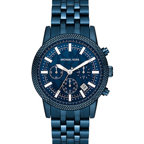 Michael Kors Oversized Hutton Blue Dial Men 43mm MKO1165